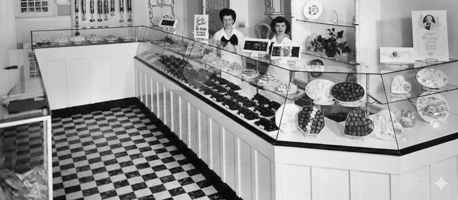 See's Candies stores are styled to look like Mary's original kitchen